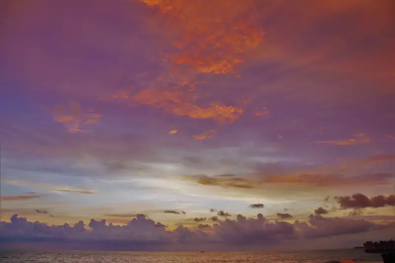 Galle Face Green at dusk